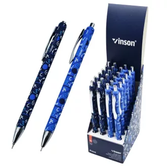 Golyóstoll nyomógombos 0,7mm Vinson Point K36 vegyes test displ 24 db/display – Tonerklinika Debrecen