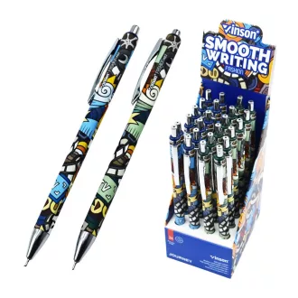 Golyóstoll nyomógombos 0,7mm Vinson Journey K62 vegyes test displ 24 db/display – Tonerklinika Debrecen