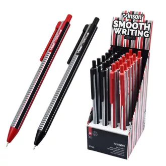 Golyóstoll nyomógombos 0,7mm Vinson Line F4 vegyes test displ 24 db/display – Tonerklinika Debrecen