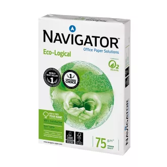 Másolópapír A4, 75g, Navigator Eco-Logical, CIE 169 fehérség, prémium minőség, 500ív/csomag – Tonerklinika Debrecen