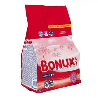   Mosópor 3,51 kg (54 mosás) színes ruhákhoz Bonux Magnolia