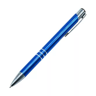 Golyóstoll nyomógombos fém kék test, Channel, írásszín kék – Tonerklinika Debrecen