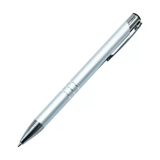 Golyóstoll nyomógombos fém ezüst test, Channel, írásszín kék – Tonerklinika Debrecen