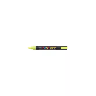 Dekormarker 1,8-2,5mm, Uni Posca PC-5M fluor sárga – Tonerklinika Debrecen