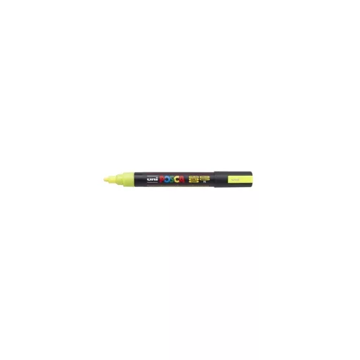 Dekormarker 1,8-2,5mm, Uni Posca PC-5M fluor sárga – Tonerklinika Debrecen