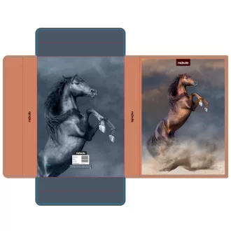 Füzetbox A4, hullámkarton, Szürke Ló, Nebulo – Tonerklinika Debrecen