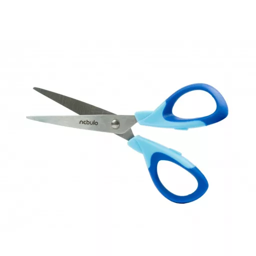 Olló 21cm, hegyes, ergonomikus, iskolai, Nebulo – Tonerklinika Debrecen