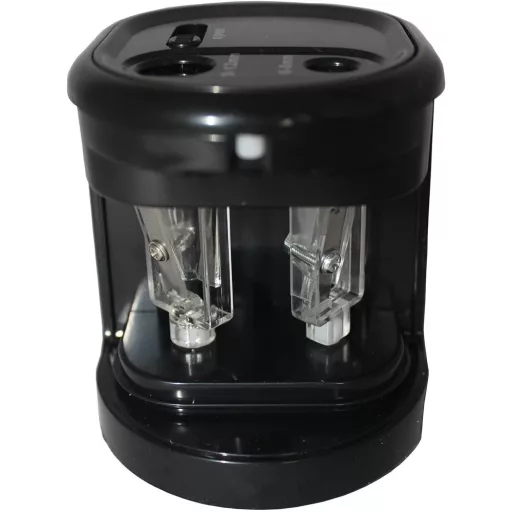 Hegyező asztali 2 lyukú elektromos elemes és hállózati adapterrel működtethető EG5161 Eagle fekete – Tonerklinika Debrecen