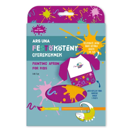Festőkötény lányos Ars Una rózsaszín – Tonerklinika Debrecen