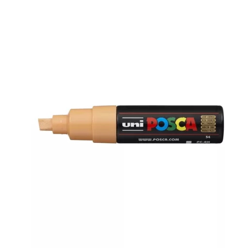 Dekormarker 8mm, Uni Posca PC-8K világos narancs – Tonerklinika Debrecen