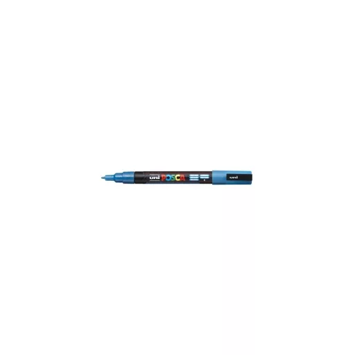 Dekormarker 0,9-1,3mm, Uni-Posca PC-3ML csillámló világoskék – Tonerklinika Debrecen