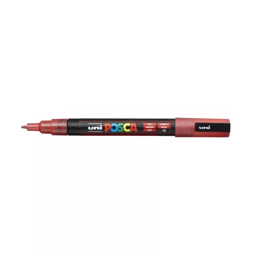 Dekormarker 0,9-1,3mm, Uni-Posca PC-3ML csillámló piros – Tonerklinika Debrecen