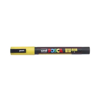 Dekormarker 0,9-1,3mm, Uni-Posca PC-3ML csillámló sárga – Tonerklinika Debrecen
