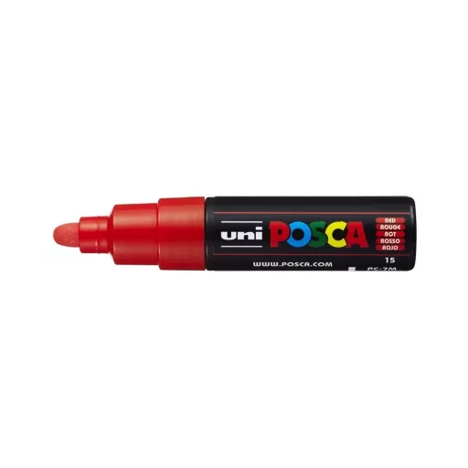 Dekormarker 4,5-5,5mm, Uni-Posca PC-7M piros – Tonerklinika Debrecen