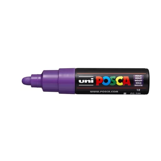 Dekormarker 4,5-5,5mm, Uni-Posca PC-7M lila – Tonerklinika Debrecen