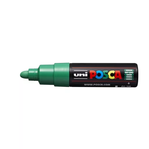 Dekormarker 4,5-5,5mm, Uni-Posca PC-7M zöld – Tonerklinika Debrecen