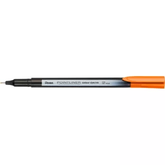 Rostirón, tűfilc 0,4mm, Pentel Pointliner narancssárga