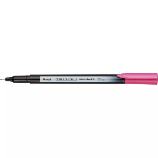 Rostirón, tűfilc 0,4mm, Pentel Pointliner rózsaszín