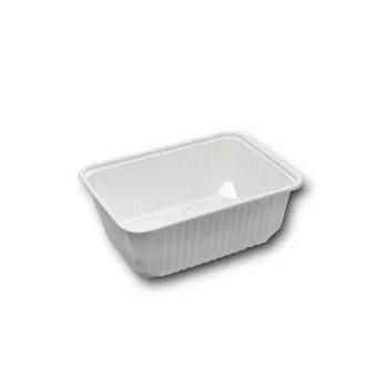   Elviteles doboz alj, szögletes 1000 ml PP 50 db/csomag, fehér