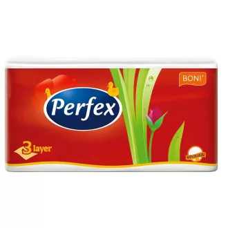 Papírzsebkendő 3 rétegű 100 db/csomag Perfex