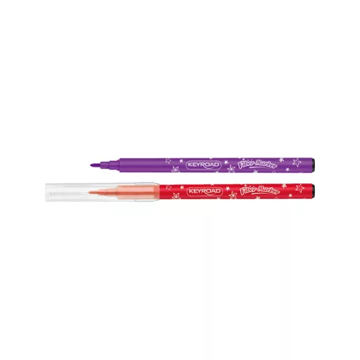 Rostirón, filctoll készlet 2 mm 18 db/bliszter Keyroad vegyes színek