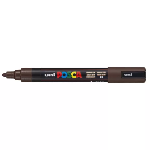 Dekormarker 1,8-2,5mm, Uni Posca PC-5M sötét barna