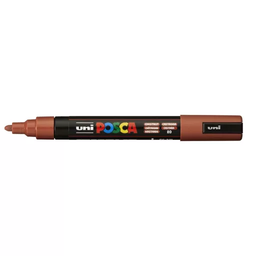 Dekormarker 1,8-2,5mm, Uni Posca PC-5M gesztenyebarna