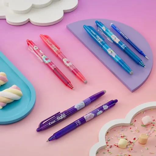 Rollertoll 0,7mm, törölhető Pilot Frixion Clicker Fancy Coral Pink, írásszín kék