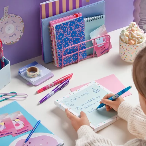 Rollertoll 0,7mm, törölhető Pilot Frixion Clicker Fancy Violet, írásszín kék