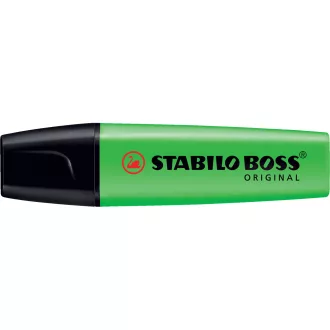 Szövegkiemelő 2-5mm, vágott hegyű, STABILO Boss original zöld – Tonerklinika Debrecen