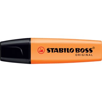 Szövegkiemelő 2-5mm, vágott hegyű, STABILO Boss original narancs – Tonerklinika Debrecen