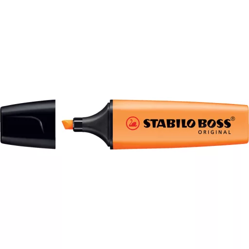 Szövegkiemelő 2-5mm, vágott hegyű, STABILO Boss original narancs – Tonerklinika Debrecen