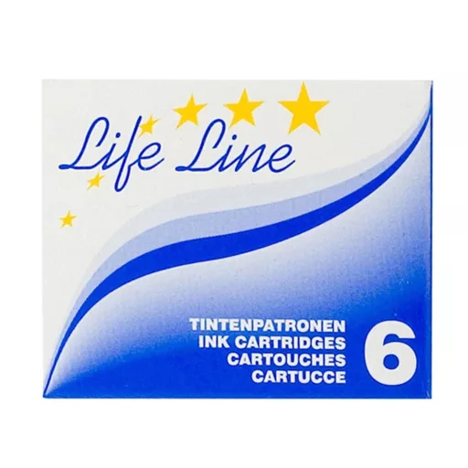 Töltőtoll tintapatron, VIVA 6 db/doboz, kék – Tonerklinika Debrecen