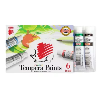 Tempera színes 6x16ml, Süni Ico 6 klf. szín – Tonerklinika Debrecen