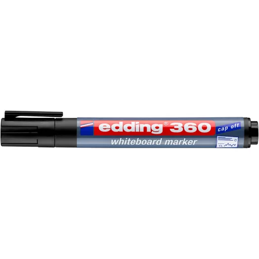 Táblamarker 1,5-3mm, kerek Edding 360 fekete – Tonerklinika Debrecen