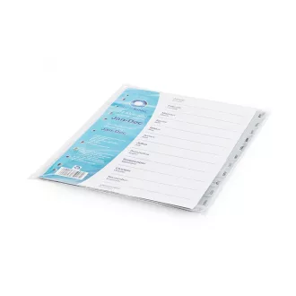 Regiszter műanyag jan-dec Bluering® szürke – Tonerklinika Debrecen