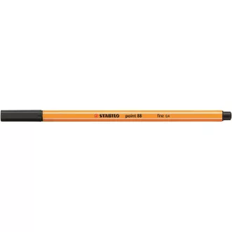 Rostirón, tűfilc 0,4mm, STABILO Point 88 fekete – Tonerklinika Debrecen