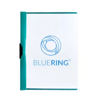 Gyorsfűző klip mappa A4, műanyag 60laphoz fém klippes Bluering® zöld – Tonerklinika Debrecen