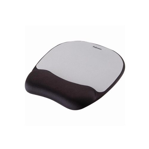 Egérpad csuklótámasszal, memoryhab töltésű, Fellowes® Memory Foam, szürke