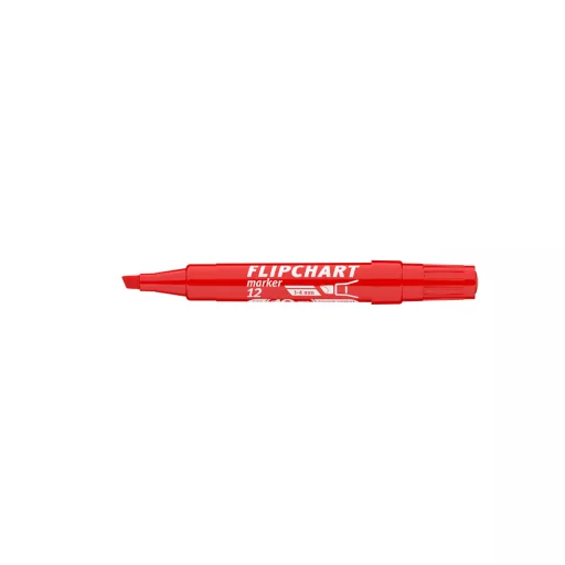 Flipchart marker vízbázisú 1-4mm, vágott Artip 12 piros – Tonerklinika Debrecen