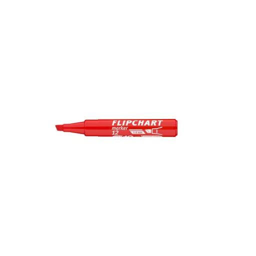 Flipchart marker vízbázisú 1-4mm, vágott Artip 12 piros – Tonerklinika Debrecen