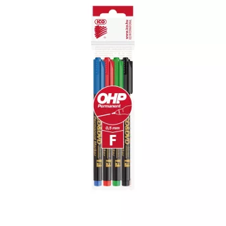 Alkoholos marker készlet, 0,5mm, CD/DVD F Ico, 4 klf.szín – Tonerklinika Debrecen