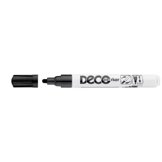 Lakkmarker, decomarker 2-4mm, kerek Ico fekete – Tonerklinika Debrecen