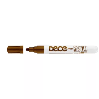 Lakkmarker, decomarker 2-4mm, kerek Ico barna – Tonerklinika Debrecen