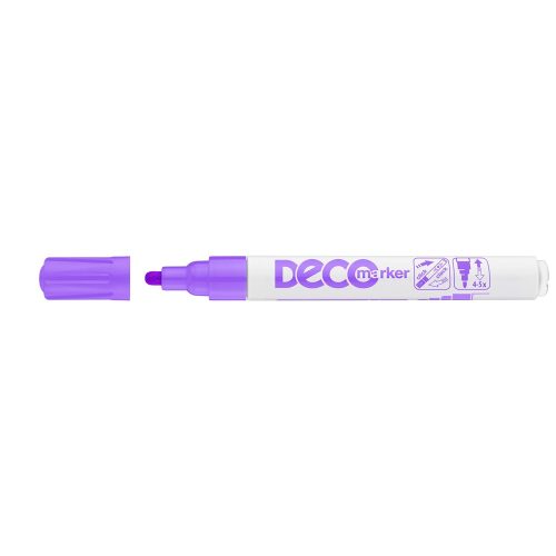 Lakkmarker, decomarker 2-4mm, kerek Ico lila 