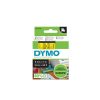 Feliratozógép szalag Dymo D1 S0720790/43618 6mmx7m, ORIGINAL, fekete/sárga 