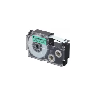 Feliratozógép szalag XR-12GN1 9mmx8m Casio zöld/fekete – Tonerklinika Debrecen