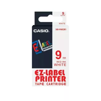 Feliratozógép szalag XR-9WER1 9mmx8m Casio piros/fehér – Tonerklinika Debrecen