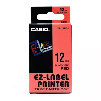 Feliratozógép szalag XR-12RD1 9mmx8m Casio piros/fekete – Tonerklinika Debrecen
