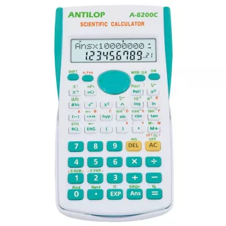 Számológép tudományos 240 funkciós türkiz kék Antilop A-8200C – Tonerklinika Debrecen